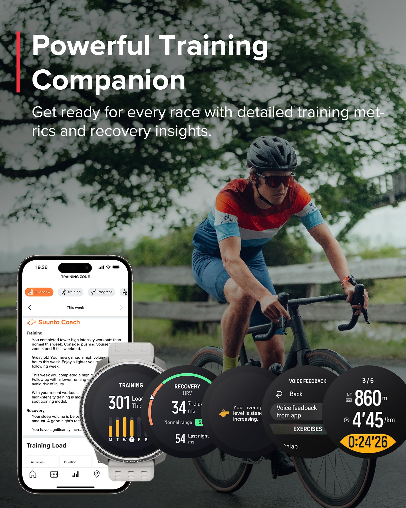 SUUNTO Race: GPS Sports Watch, Large & Bright AMOLED Color Screen, Long Battery Life
