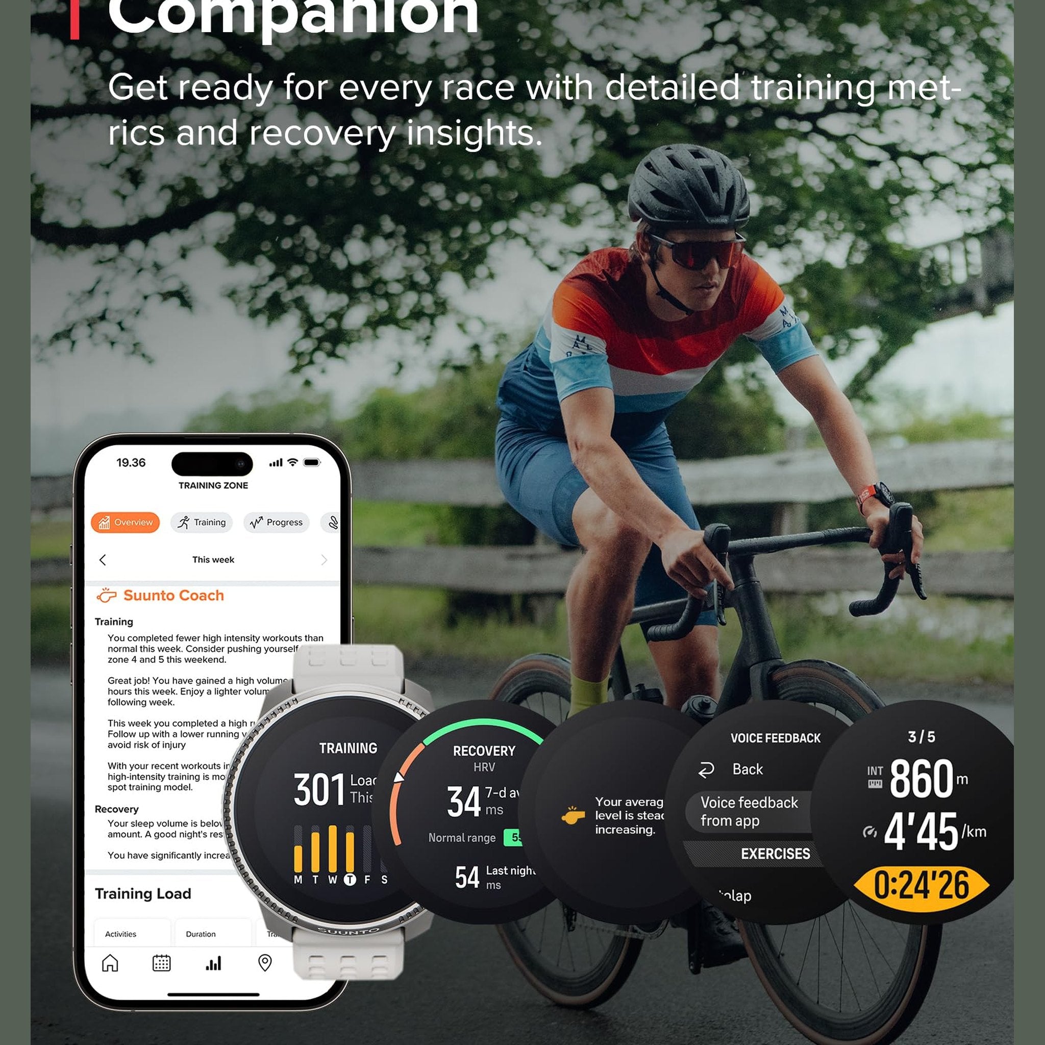 SUUNTO Race: GPS Sports Watch, Large & Bright AMOLED Color Screen, Long Battery Life SUUNTO