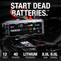 NOCO Boost HD GB70 2000A UltraSafe Car Battery Jump Starter, 12V Battery Booster Pack, Jump Box, Portable Charger and Jumper Cables for 8.0L Gasoline and 6.0L Diesel Engines
