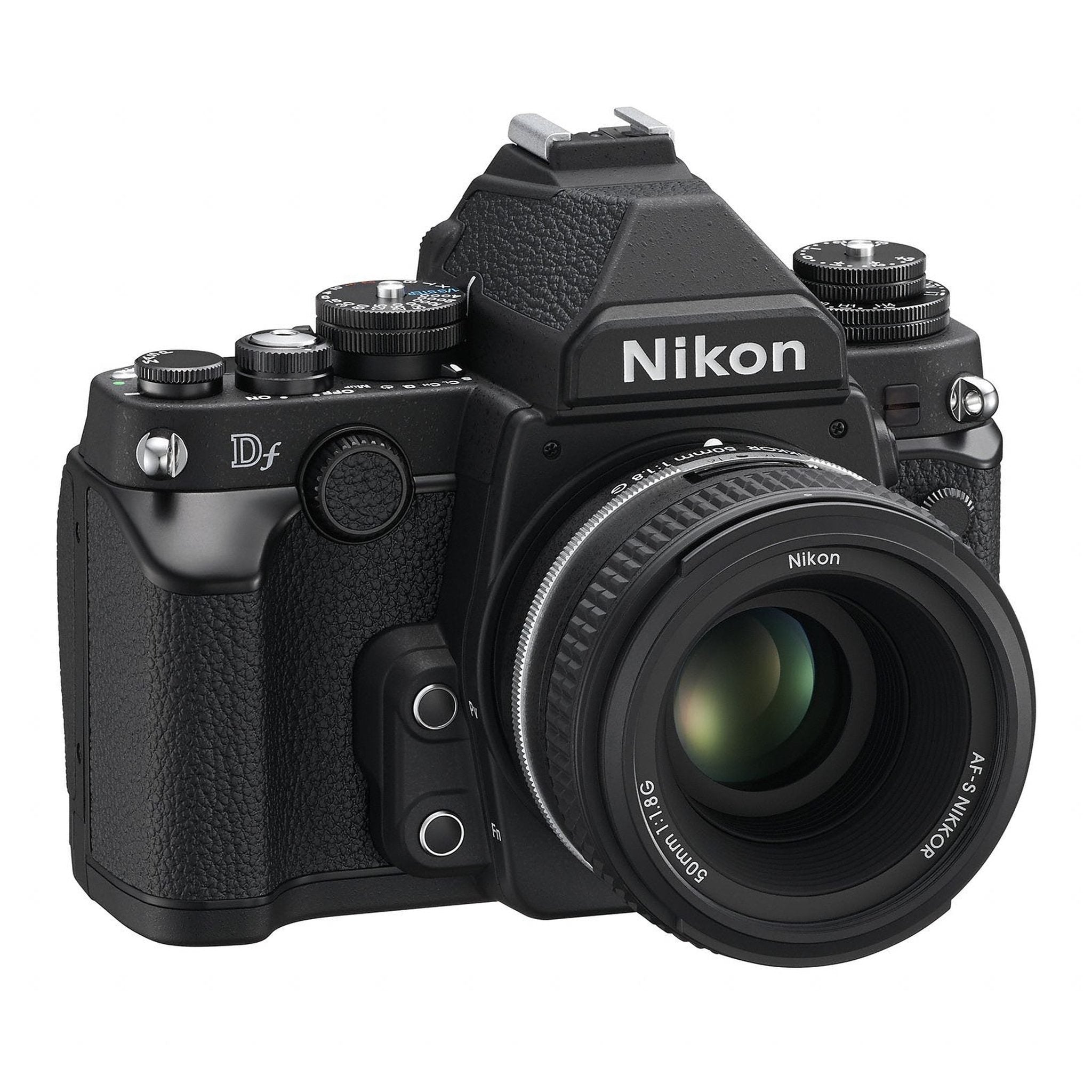 Nikon Df 16.2 MP CMOS FX-Format Digital SLR Camera with Auto Focus-S NIKKOR 50mm f/1.8G Fixed Special Edition Lens Blac - Used Nikon