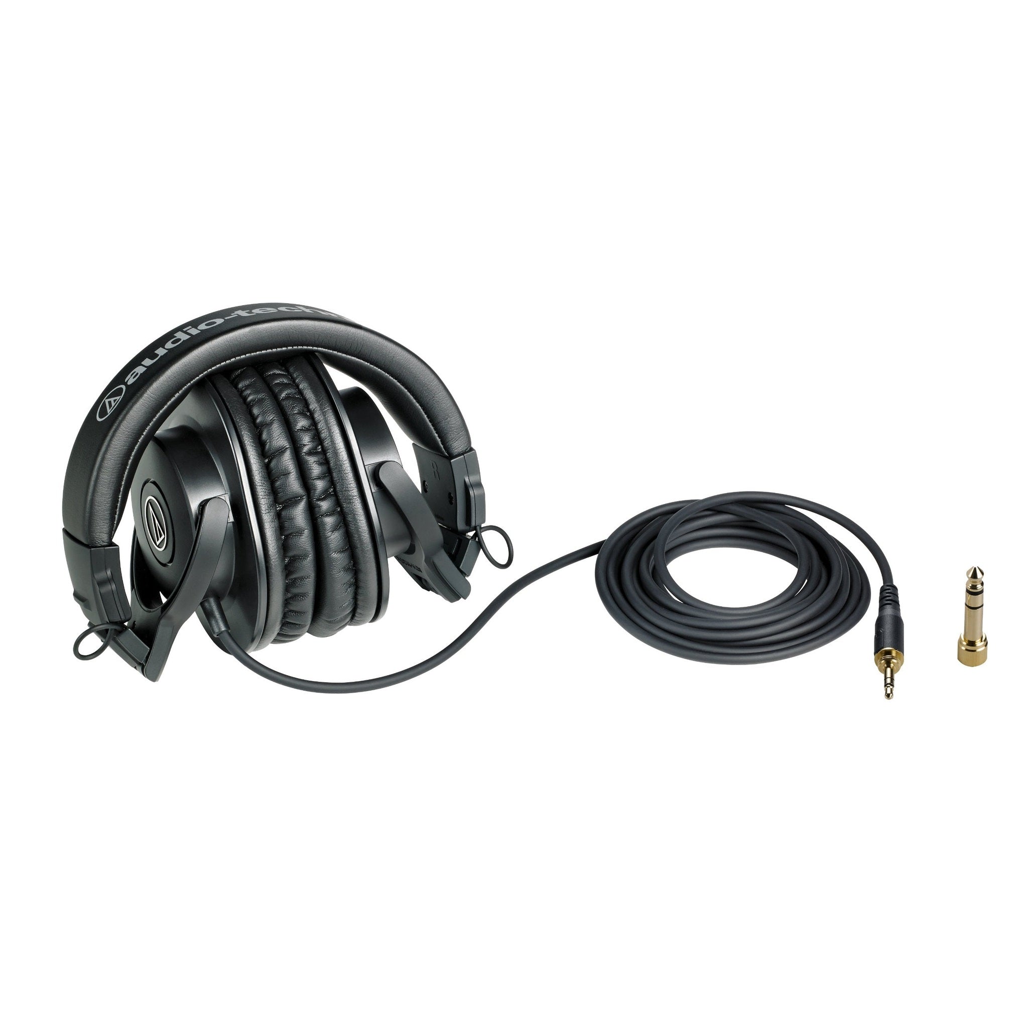 Audio-Technica ATH-M30x Professional Studio Monitor Headphones, Black - Reconditioned Audio - Technica