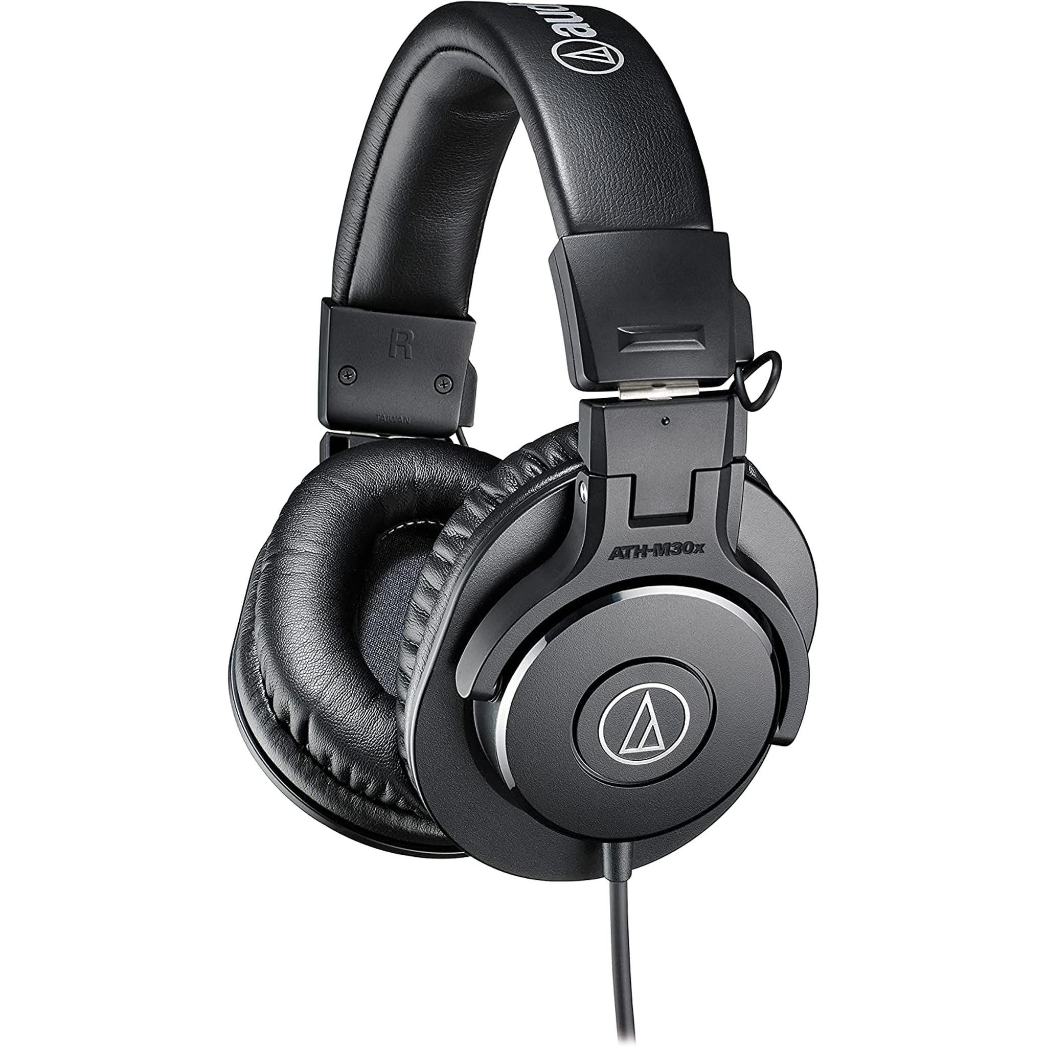Audio-Technica ATH-M30x Professional Studio Headphones with Accessory Kit Audio-Technica