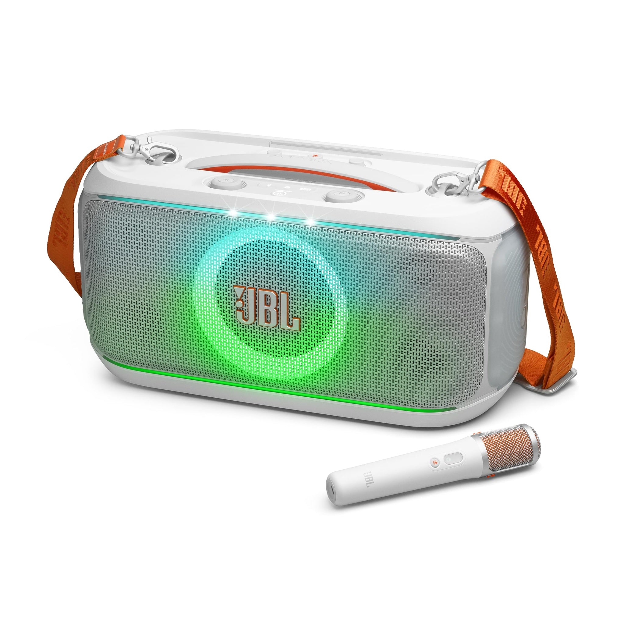 JBL PartyBox On-The-Go 2 - Portable Party Speaker White