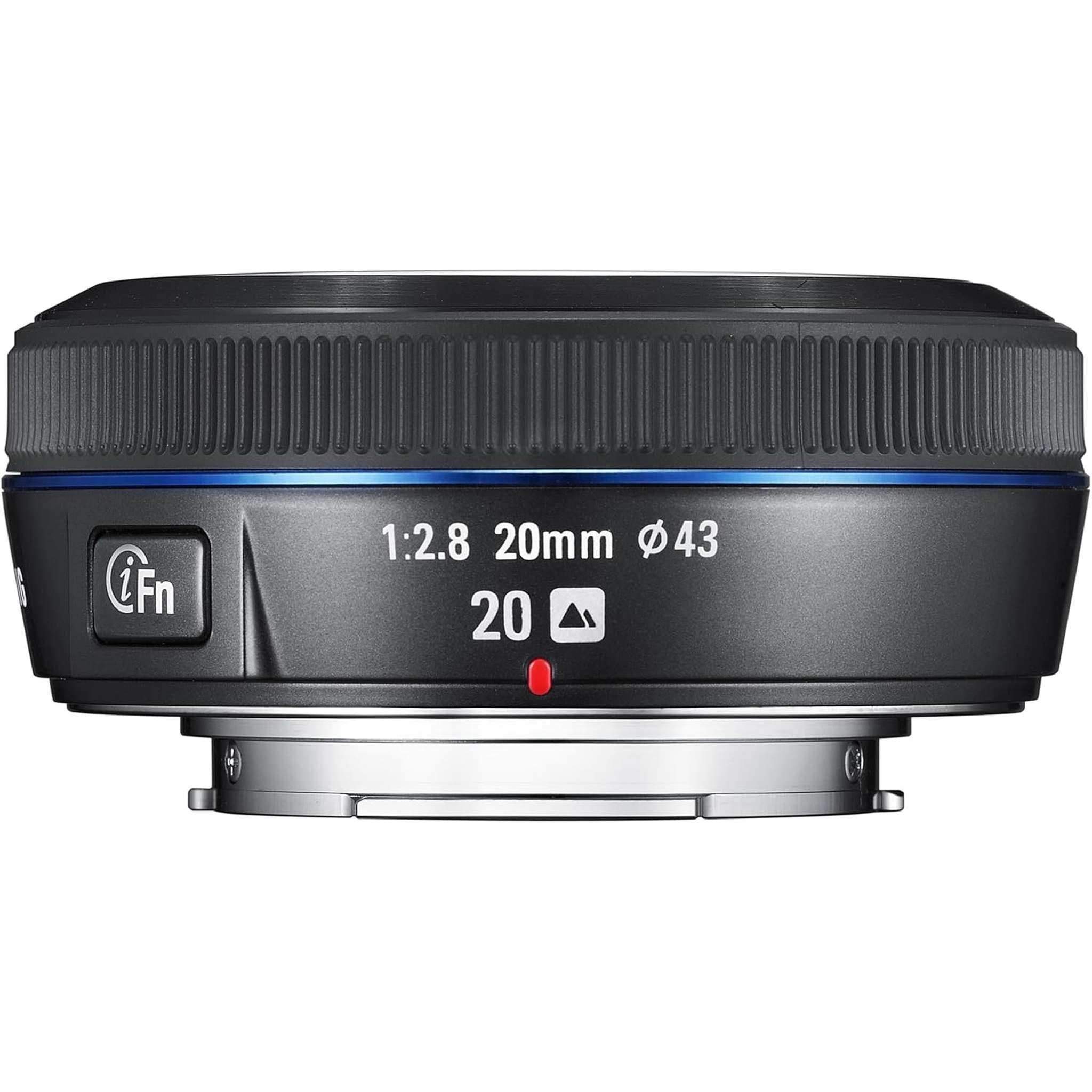 Samsung 20mm F/2.8 Wide Angle Lens For Samsung NX Cameras - Black EX-W20NB