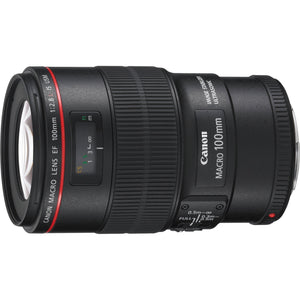 Canon EF 100mm f/2.8L IS USM Macro Lens for Canon Digital SLR Cameras - International Version No Warranty - Used Canon