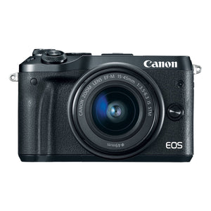 Canon EOS M6 Black EF-M 15-45mm f/3.5-6.3 IS STM Lens Kit - Used Canon