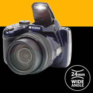 KODAK PIXPRO AZ528 Astro Zoom BSI-CMOS Bridge Digital Camera 16MP 52X 1080p Wi-Fi Midnight Blue