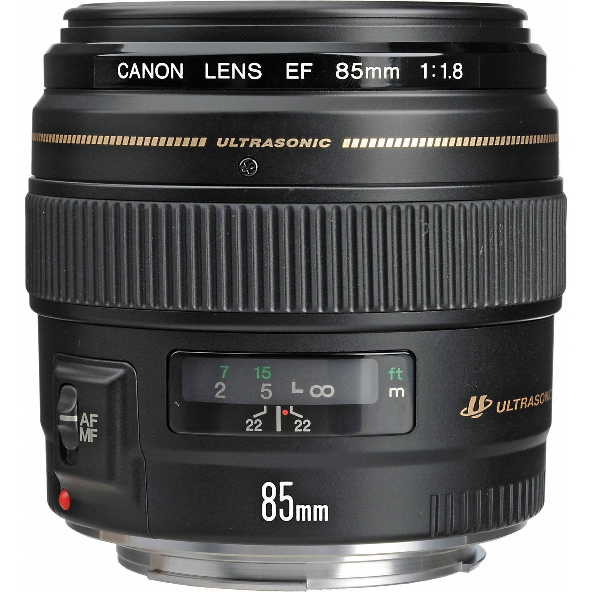 Canon 85MM F1.8 USM 58MM Camera Lens + 3 Pcs Filter Kit + Cleaning Kit Canon