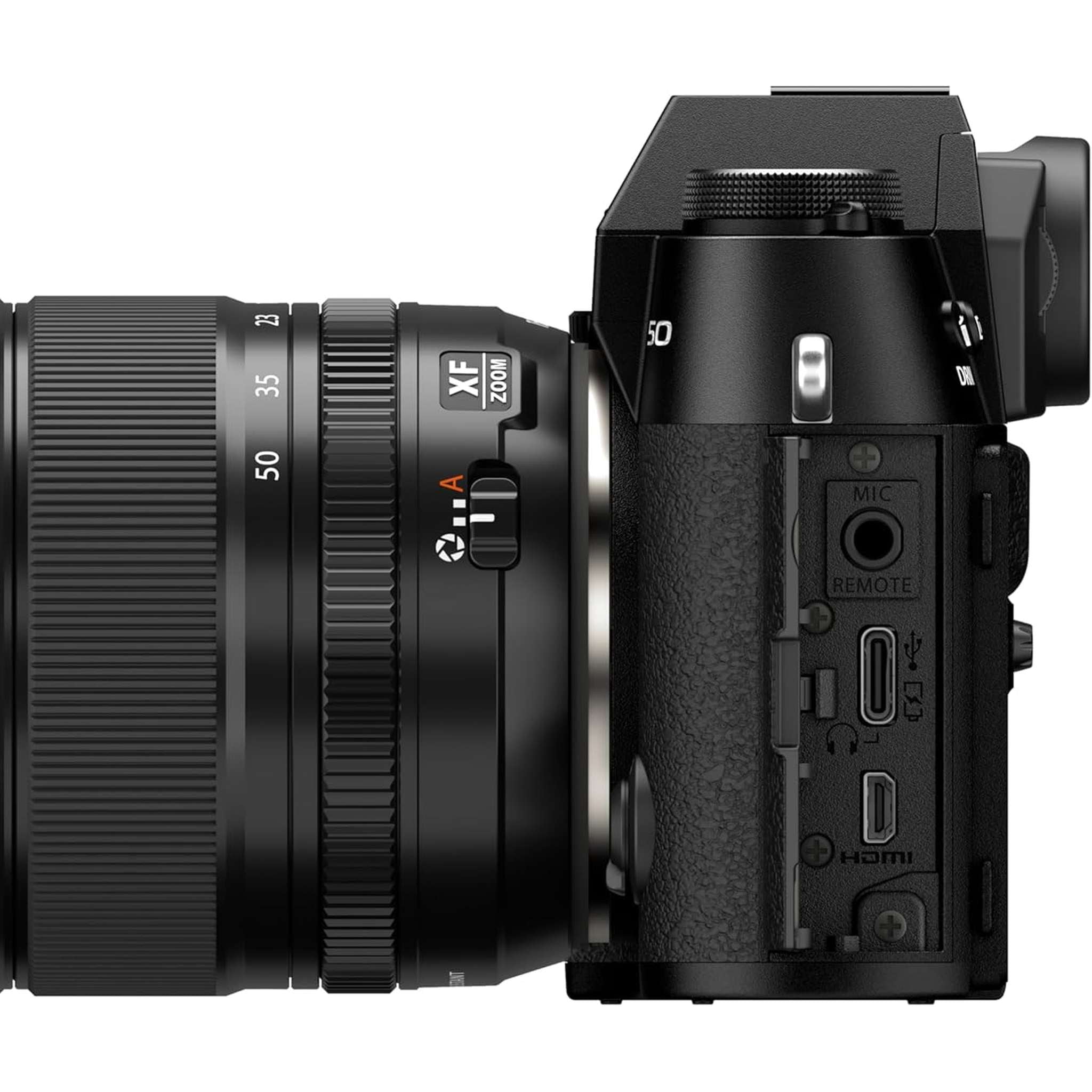 Fujifilm X-T50 Mirrorless Digital Camera XF16-50mmF2.8-4.8 R LM WR Lens Kit - Black