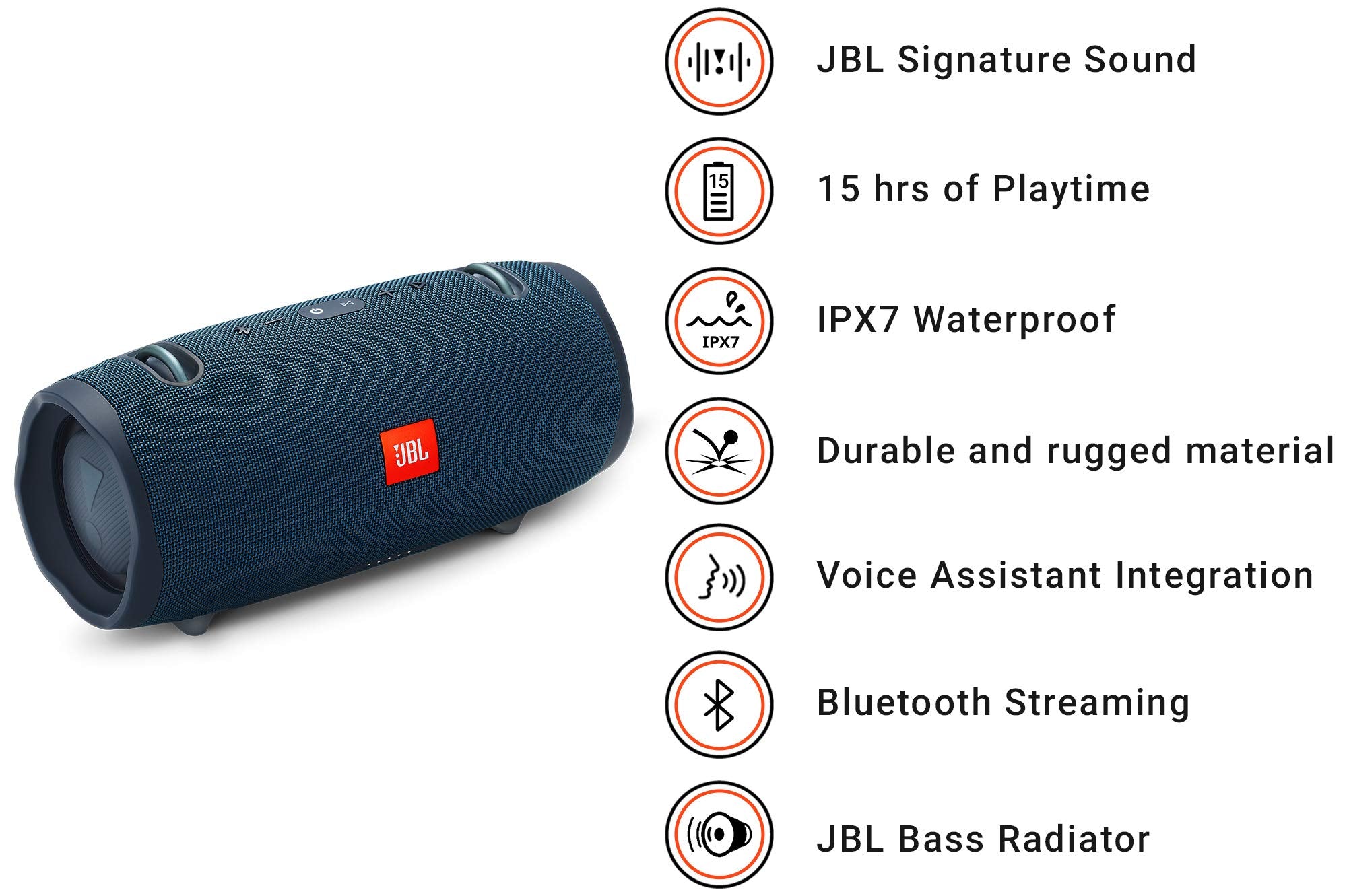 Buy JBL Xtreme 2 Portable Waterproof Wireless Bluetooth Speaker