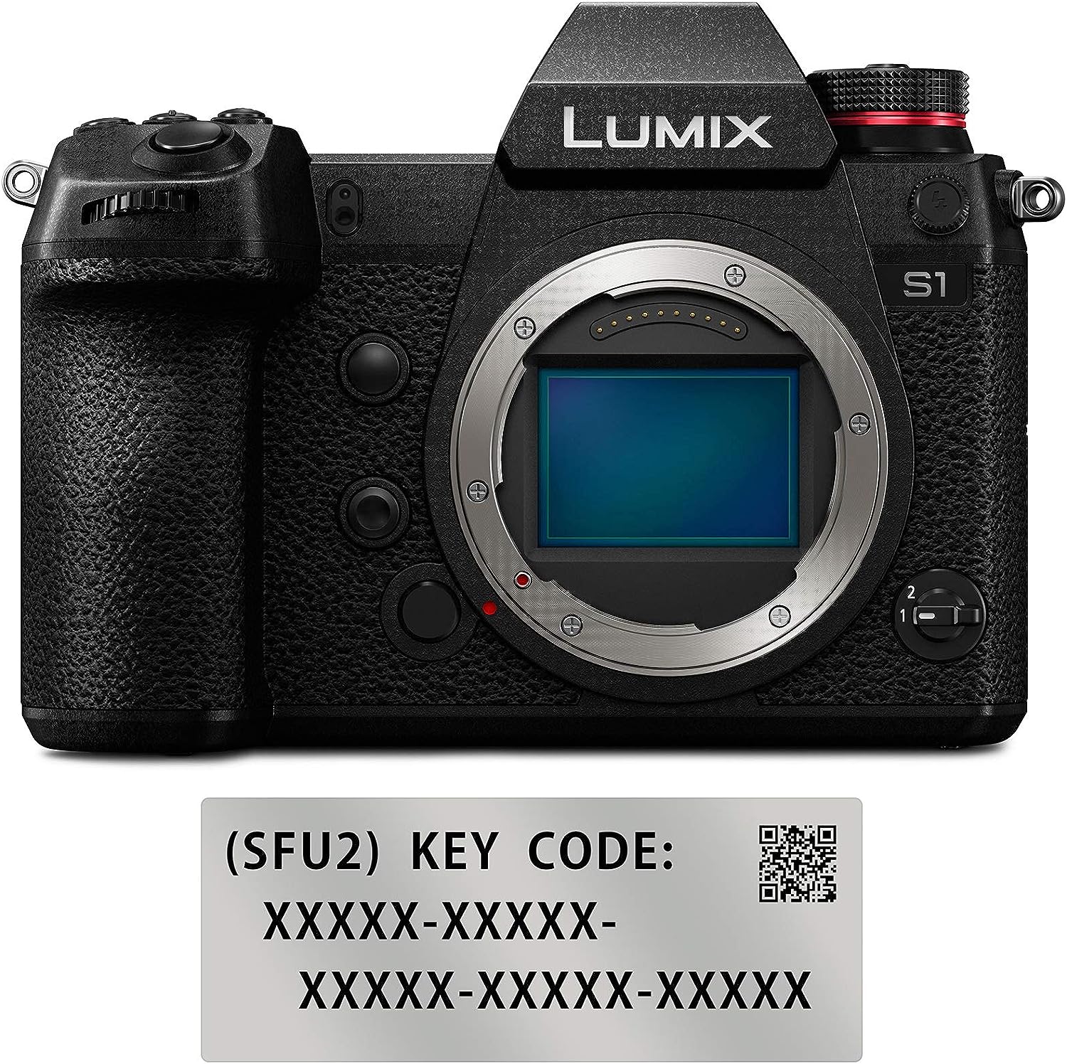 Panasonic Lumix DC-S1 Full-Frame Mirrorless Digital Camera Body with DMW-SFU2 S1 Filmmaker Upgrade Software Key Code