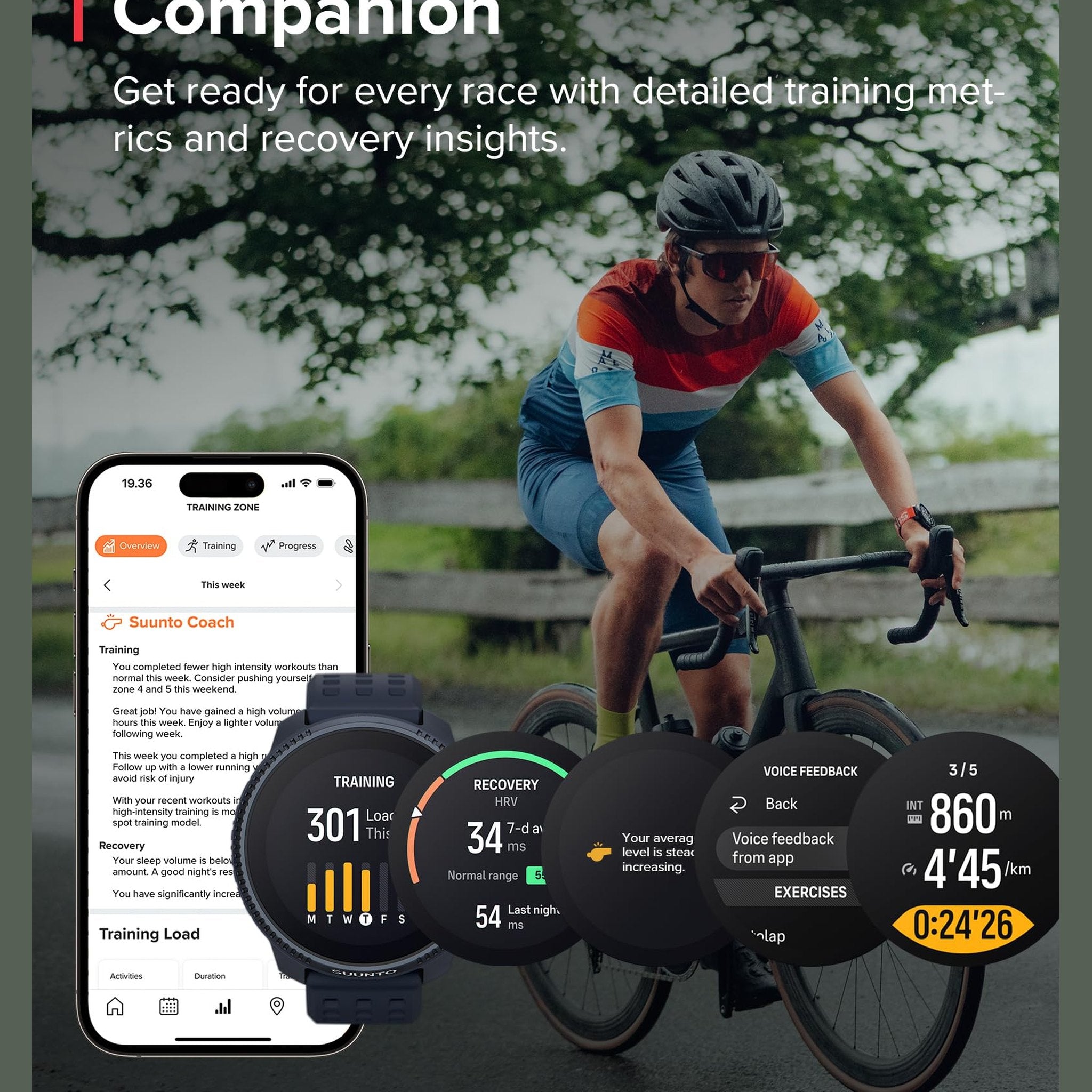 SUUNTO Race: GPS Sports Watch, Large & Bright AMOLED Color Screen, Long Battery Life SUUNTO