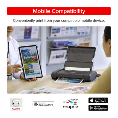 Canon PIXMA TR160 Wireless Portable Inkjet Printer