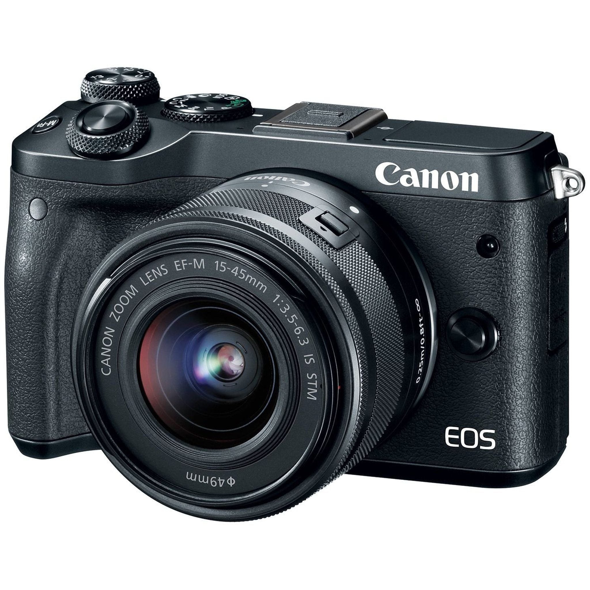 Canon EOS M6 Black EF-M 15-45mm f/3.5-6.3 IS STM Lens Kit - Used Canon