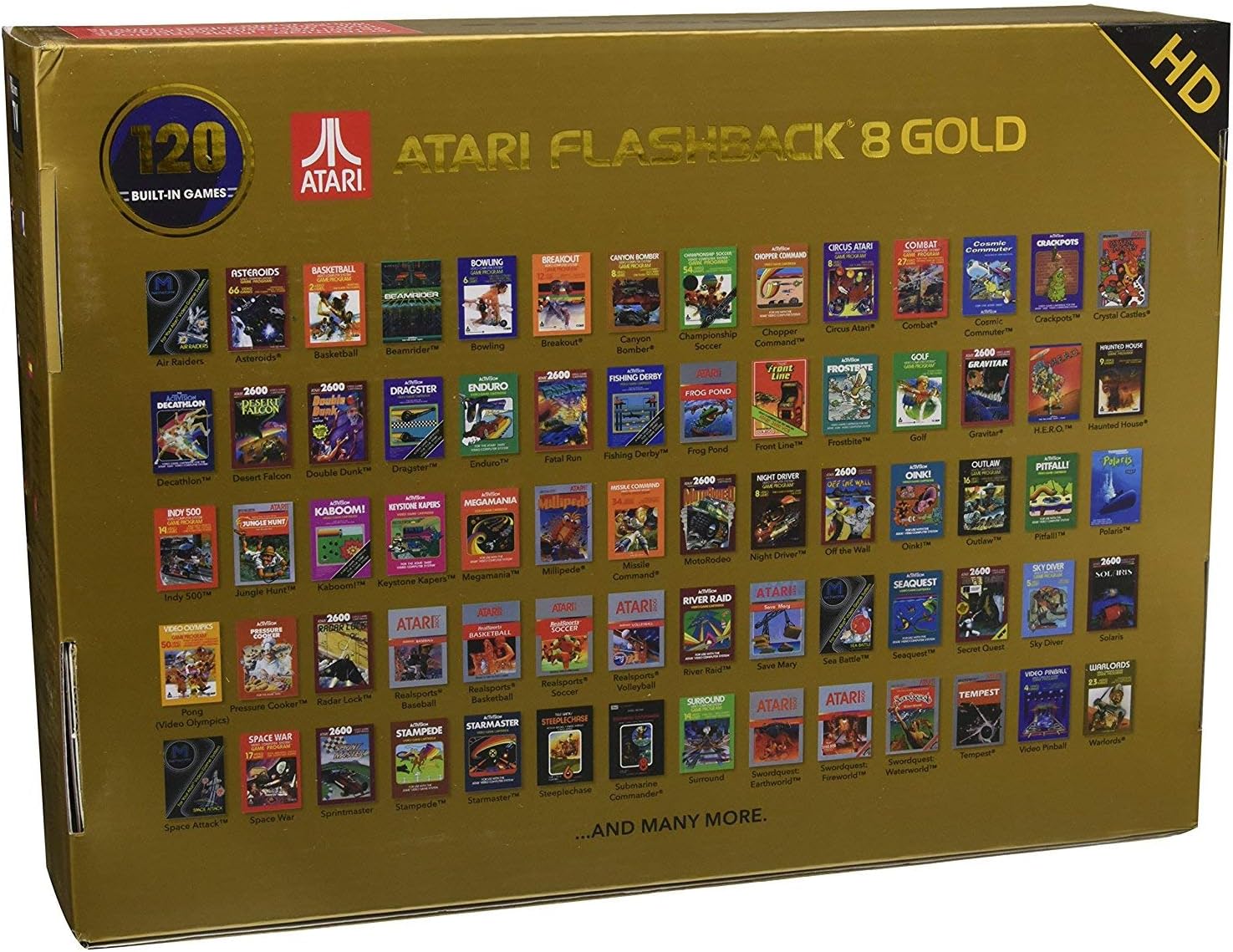 Atari 40TH ANNIVERSARY FLASHBACK 8 GOLD DELUXE HD (120 Games)