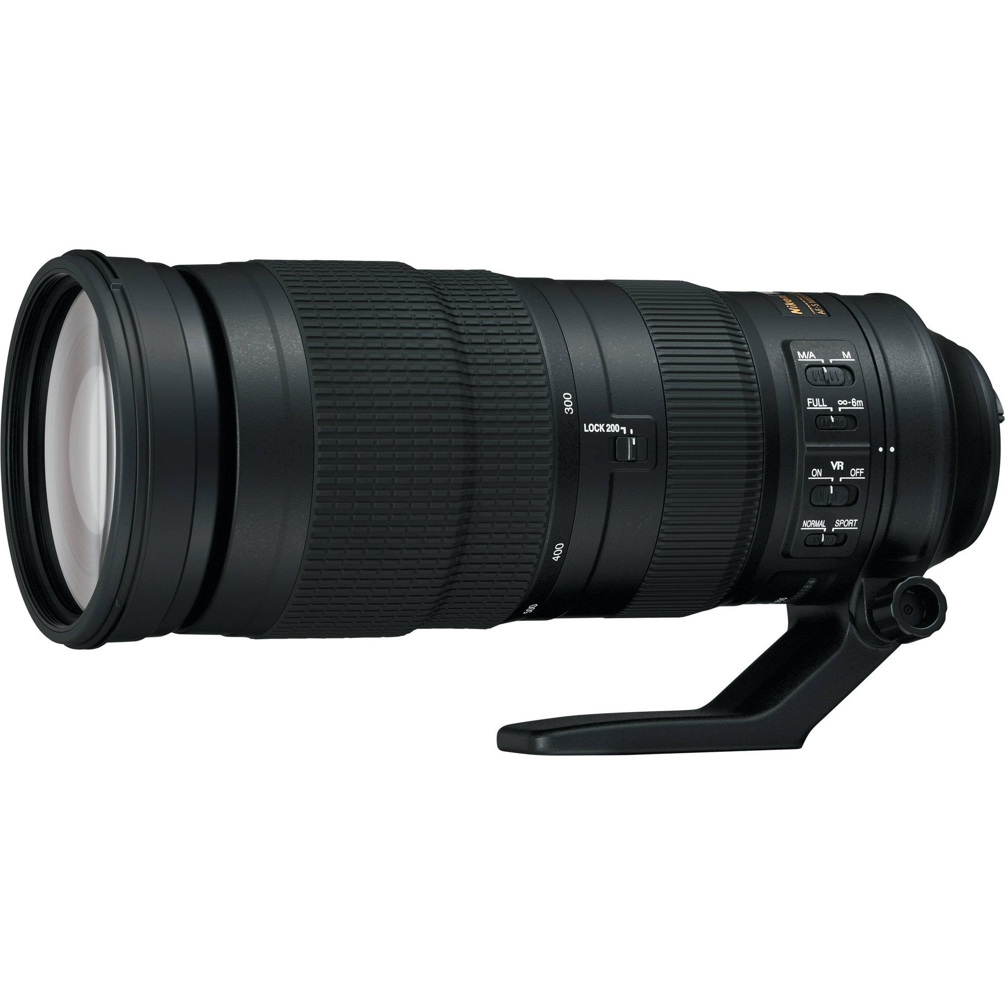 Nikon AF-S NIKKOR 200-500mm f/5.6E ED VR Camera Lens Intl Model + UV Filter Kit + Cleaning Kit