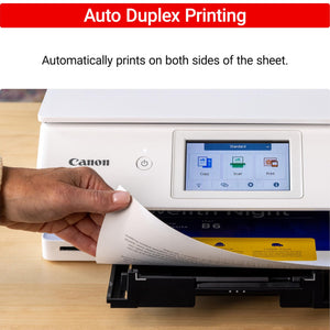 Canon PIXMA TS8820 Wireless Printer, Best for Home Photo Printing, Copy and Scan, White