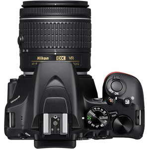 Nikon D3500 24.2MP DX-Format DSLR Digital Camera Dual Lens Kit - Japan Import - Used Nikon