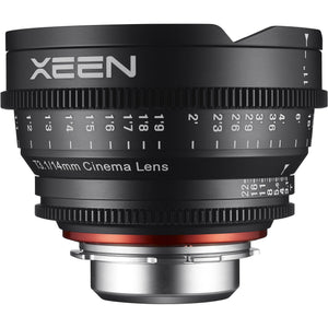 Rokinon Xeen 14mm T3.1 Lens for Canon EF Mount with Professional Accessory Kit