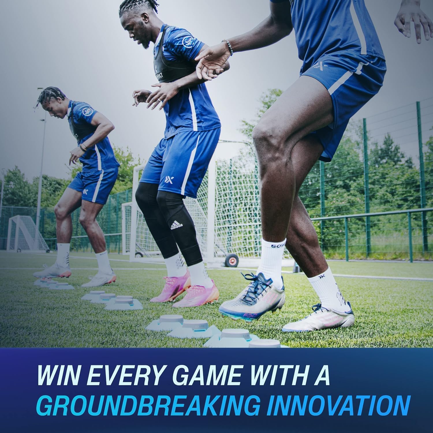 Blazepod Reaction Training Platform Improves Reaction Time And Agility For Athletes, Trainers, Coaches, Physical & Neurological Therapists, Fitness Trainers, Physical Educators 6 Pods + Membership