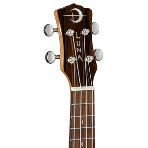 Luna Guitars Ziricote, 4-String Soprano Ukulele with Gigbag UKE ZIRI S