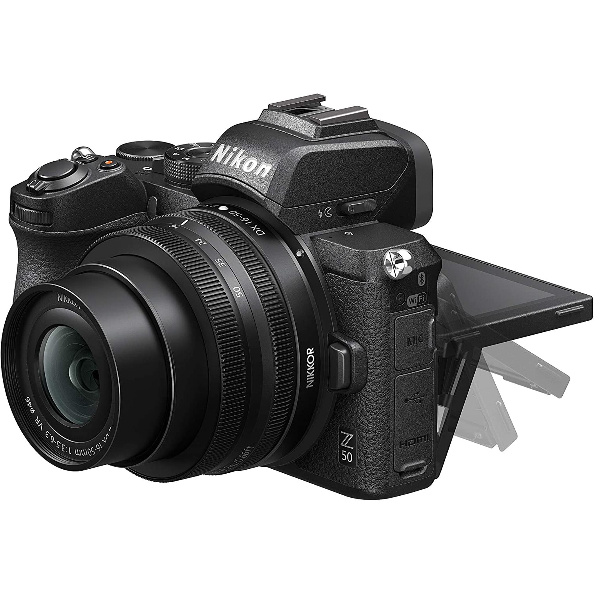 Nikon Z50 + Z DX 16-50mm VR Lens Mirrorless Camera Kit VOA050K001 Nikon