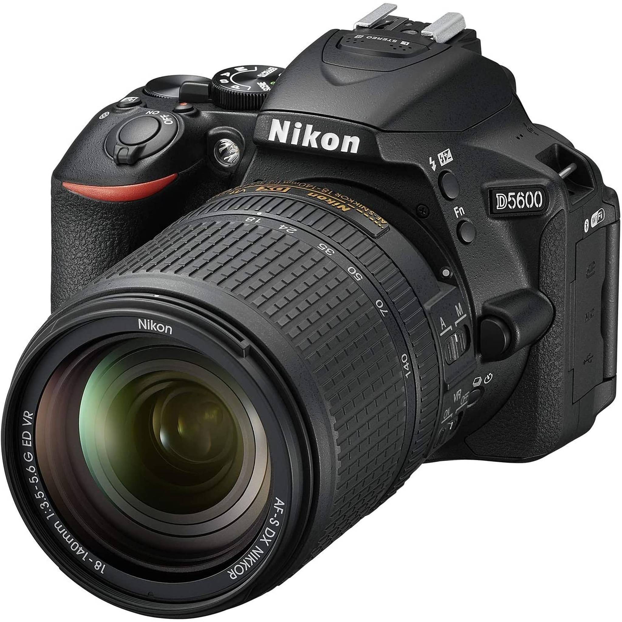 Nikon D5600 24.2MP DX-Format DSLR Digital Camera with 18-140mm Lens - Renewed - Reconditioned Nikon