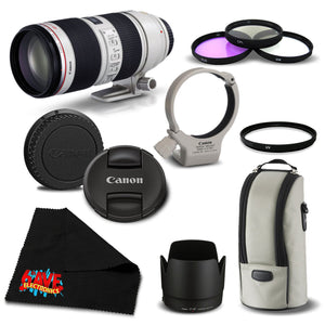 Canon EF 70-200mm f/2.8L is II USM Telephoto Zoom Lens 2751B002 Essential Bundle- International Version