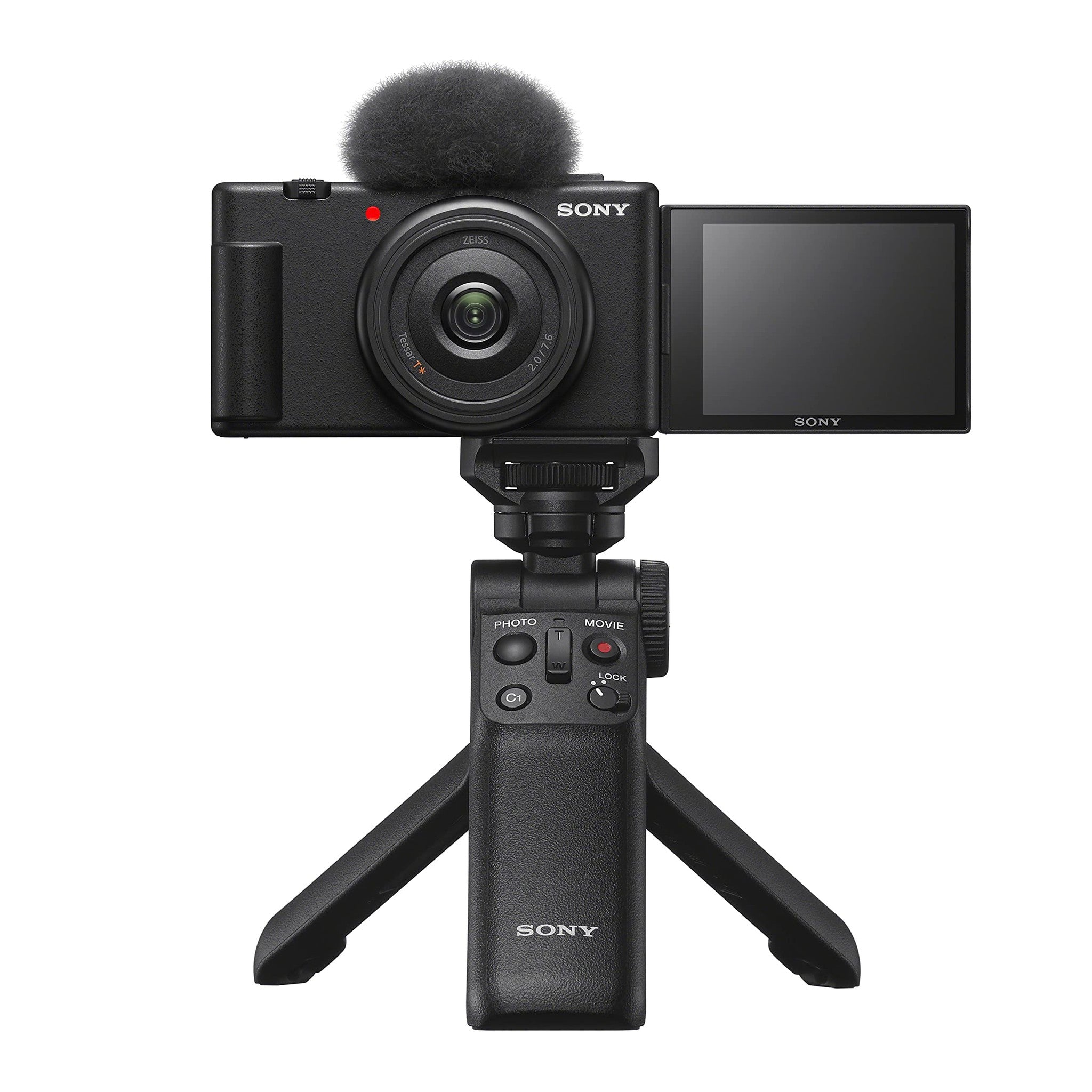 Sony ZV-1F Vlog Camera for Content Creators and Vloggers Black - Reconditioned Sony