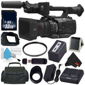 Panasonic AG-UX180 AG-UX180PJ 4K Premium Professional Camcorder Bundle