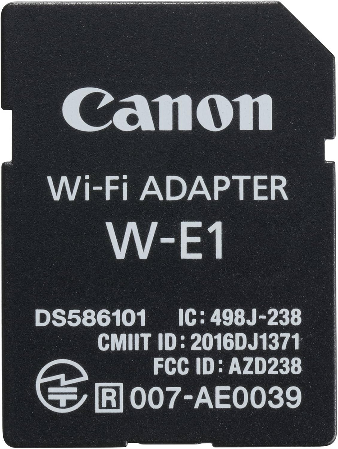 Canon W-E1 Wi-Fi Mobile Adapter Bundle for EOS 7D Mark II, 5DS, 5DS R Cameras