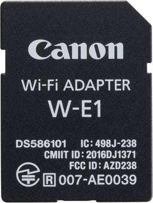 Canon W-E1 Wi-Fi Mobile Adapter Bundle for EOS 7D Mark II, 5DS, 5DS R Cameras