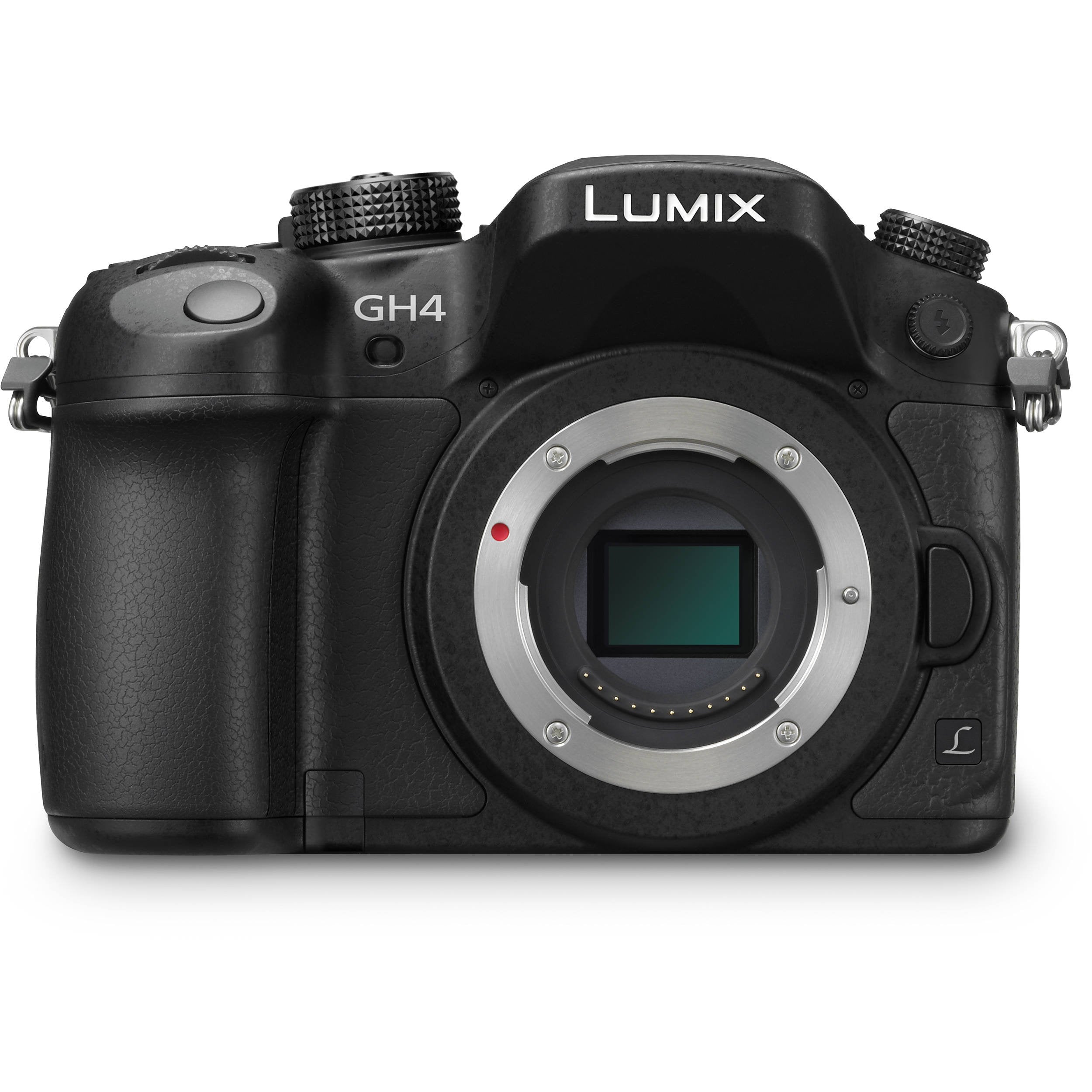 Panasonic DMC-GH4 Digital Camera + 64GB Memory Card + DMW-BLF19 Lithium Ion Battery + Rode VideoMic with Rycote Lyre Sus