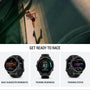 Garmin® Forerunner® 570, 47mm, Advanced GPS Running and Triathlon Smartwatch, AMOLED Display, Training and Recovery Features, Slate Gray Aluminum with Translucent Black/Black Band