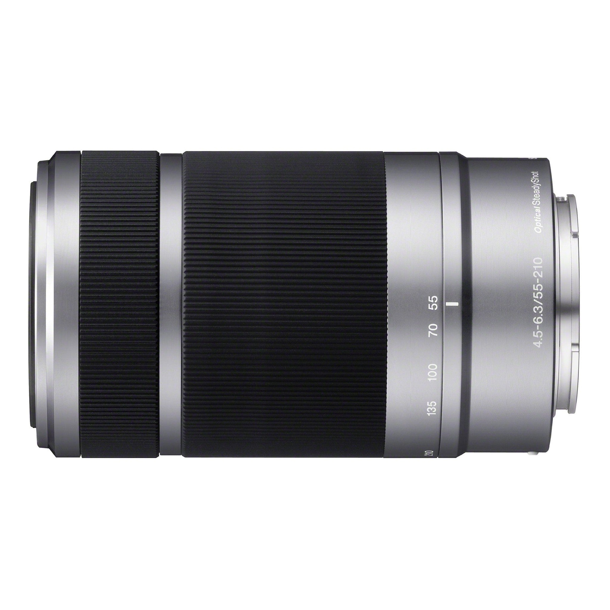 SONY SEL55210 55-210mm f/4.5-6.3 Aspherical IS OSS Lens Silver - Used Sony