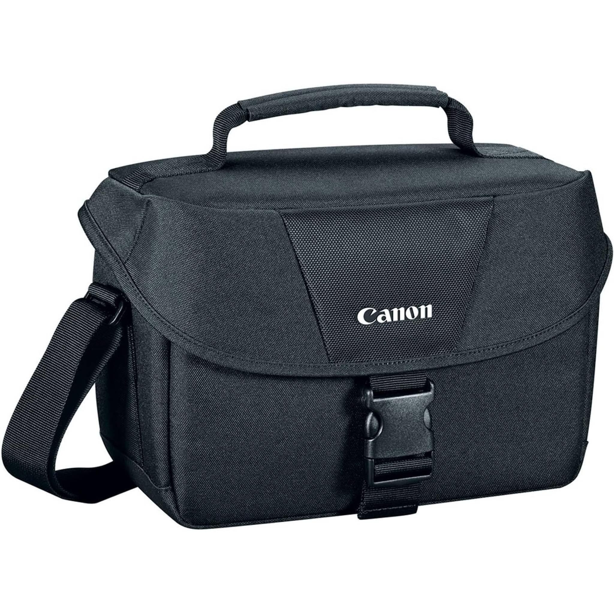 Canon 100ES Padded Digital SLR Camera Case EOS Shoulder Gadget Bag + Bundle 6