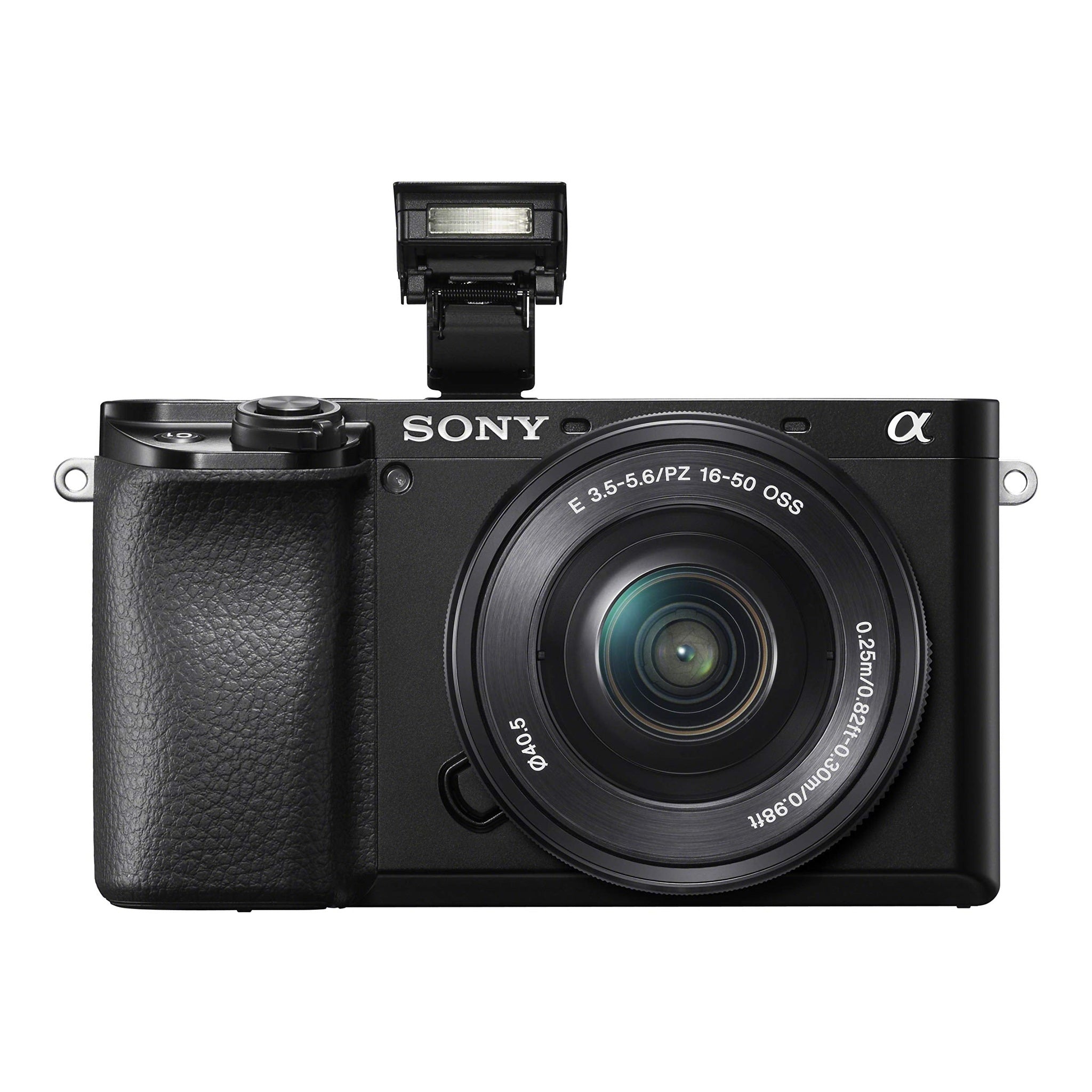 Sony Alpha a6100 24.2MP Mirrorless Camera - Black with 16-50mm Lens Kit - Reconditioned Sony