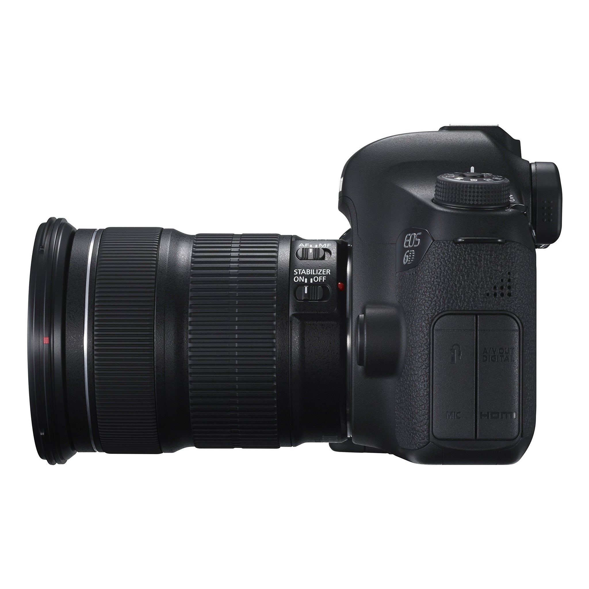 Canon EOS 6D 20.2 MP CMOS Digital SLR Camera with EF 24-105mm IS STM Kit - Wi-Fi Enabled - Used Canon
