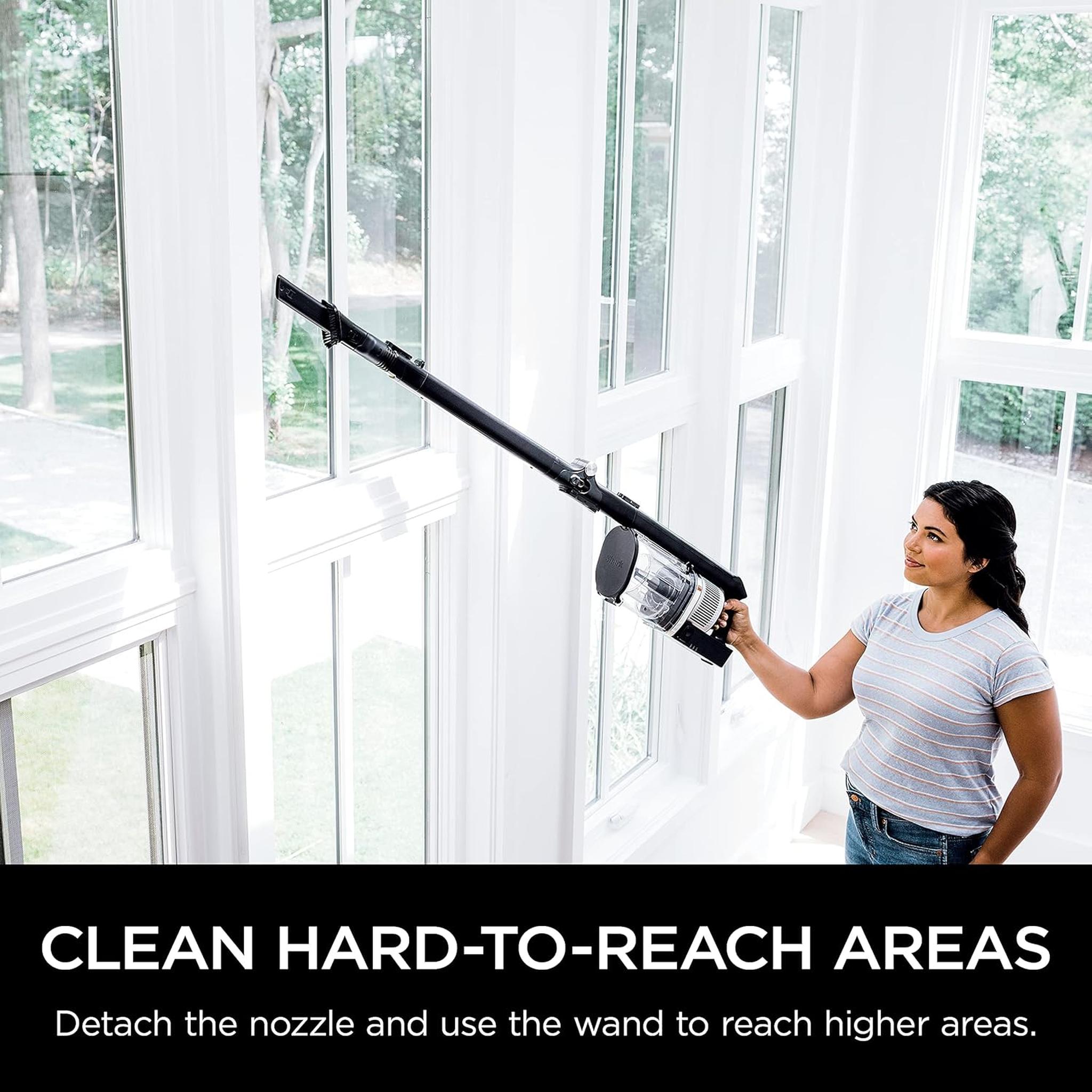 Shark IZ682H Vertex Pro Cordless Stick Vacuum with IQ Display - Black Bundle Shark