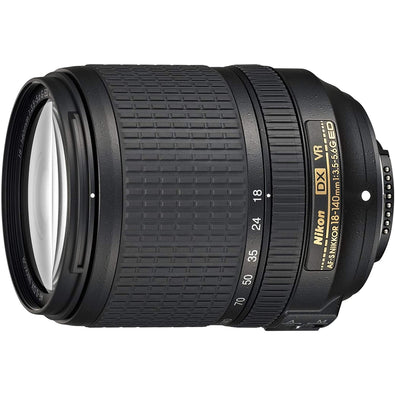 Nikon AF-S DX 18-140mm f/3.5-5.6G ED VR Lens 2213 Intl Model Bundle