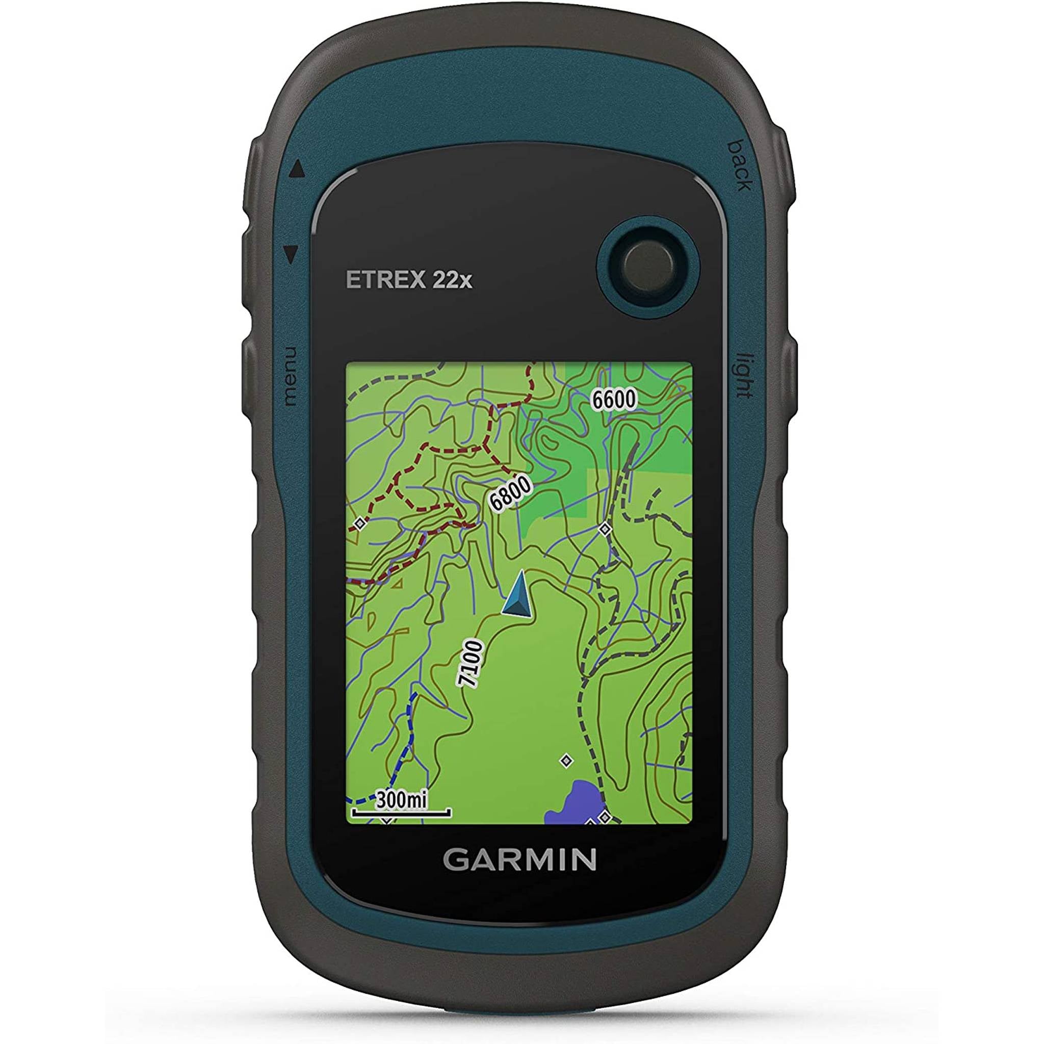 Garmin eTrex 22x, Handheld GPS Navigator with 6Ave Travel Kit 010-02256-00