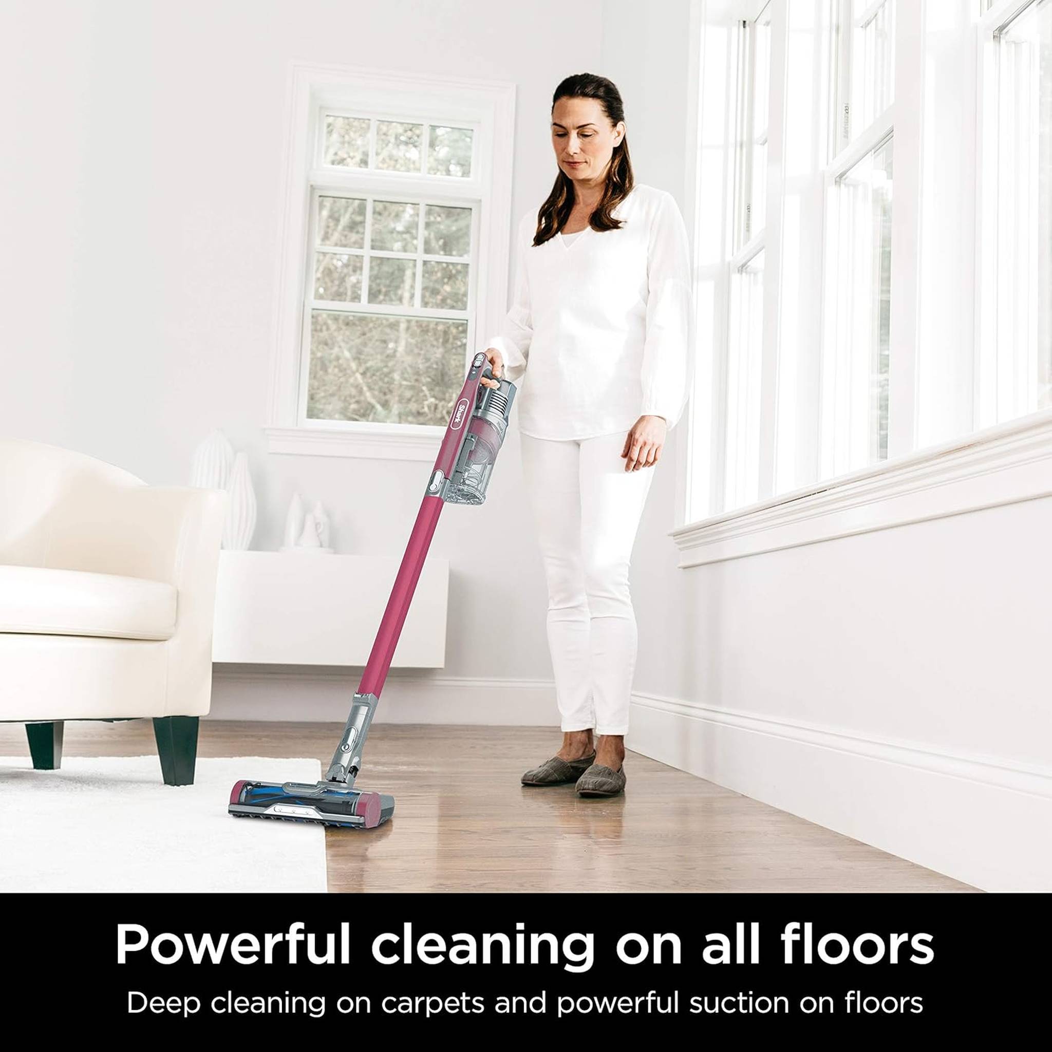 Shark IZ362H Anti-Allergen Cordless Lightweight Stick Vacuum Bundle