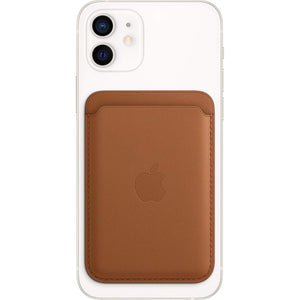 Apple Leather Wallet with MagSafe for iPhone - Saddle Brown Previous Version, Without Find My Apple
