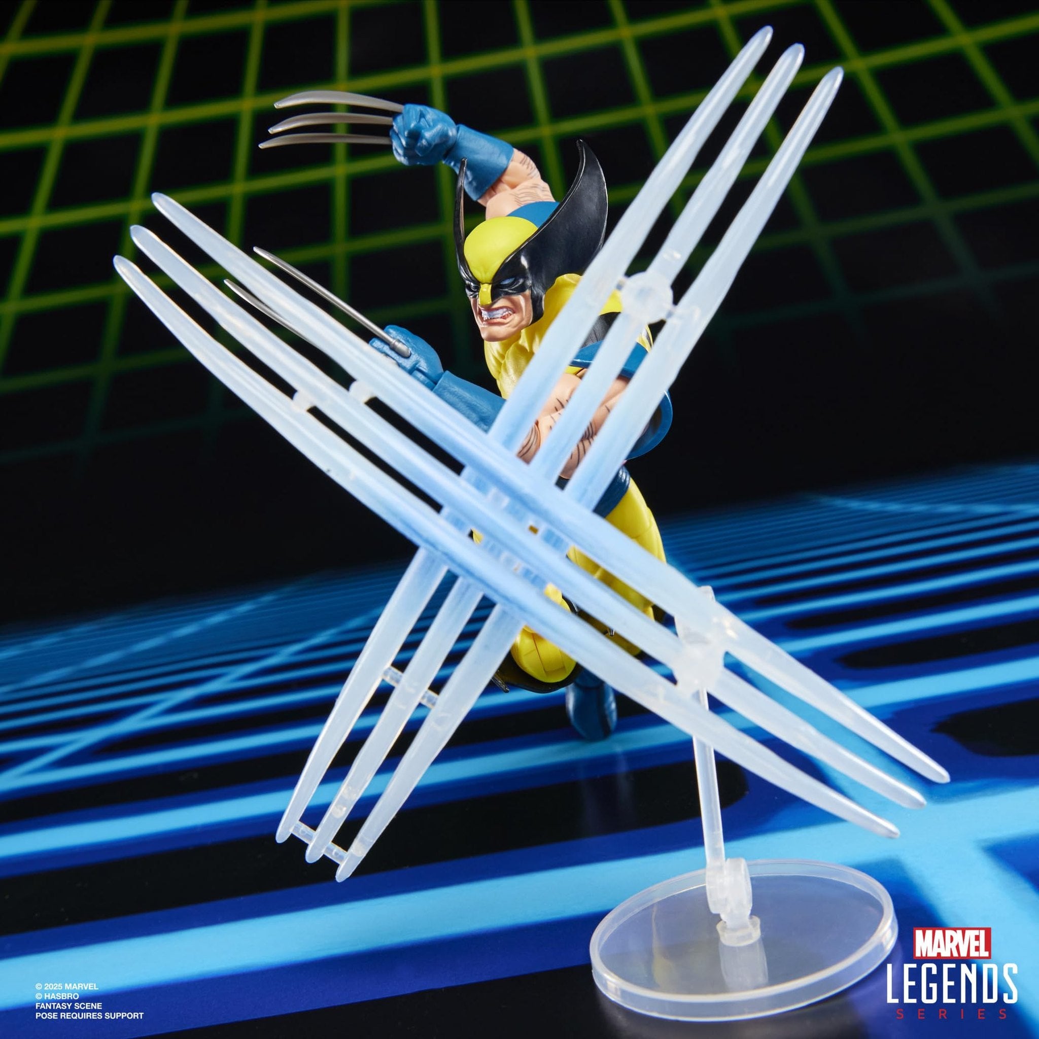 Marvel Legends Series Gamerverse Wolverine vs Marvel's Silver Samurai, Retro Video Game -Inspired Collectible 6-Inch Action Figures