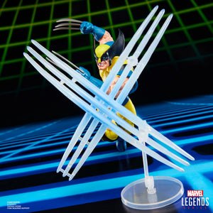 Marvel Legends Series Gamerverse Wolverine vs Marvel's Silver Samurai, Retro Video Game -Inspired Collectible 6-Inch Action Figures