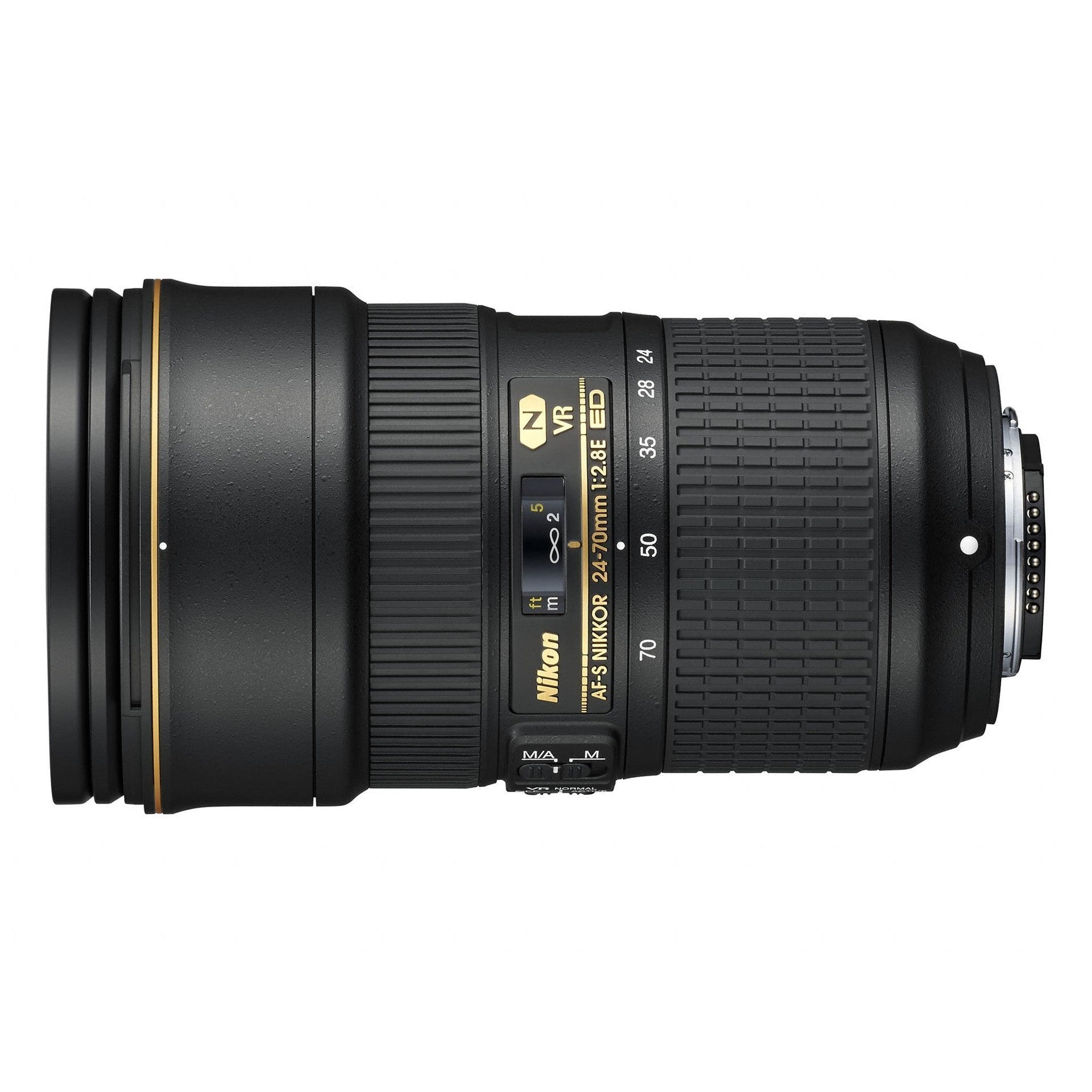 Nikon AF-S FX NIKKOR 24-70mm f/2.8E ED Vibration Reduction Zoom Lens with Auto Focus for Nikon DSLR Cameras - Used Nikon