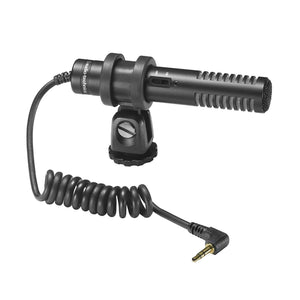 Audio-Technica PRO 24-cm Lightweight On-Camera Microphone with Windscreen, Protective Pouch, Cleaning Kit and 1-Year Ext Bundle Audio-Technica