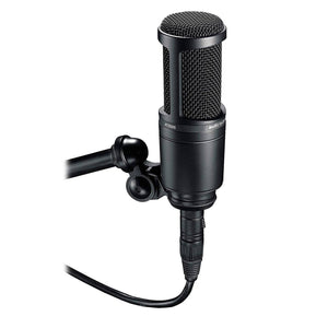 Audio-Technica AT2020 Cardioid Condenser Studio XLR Microphone, Black Audio-Technica