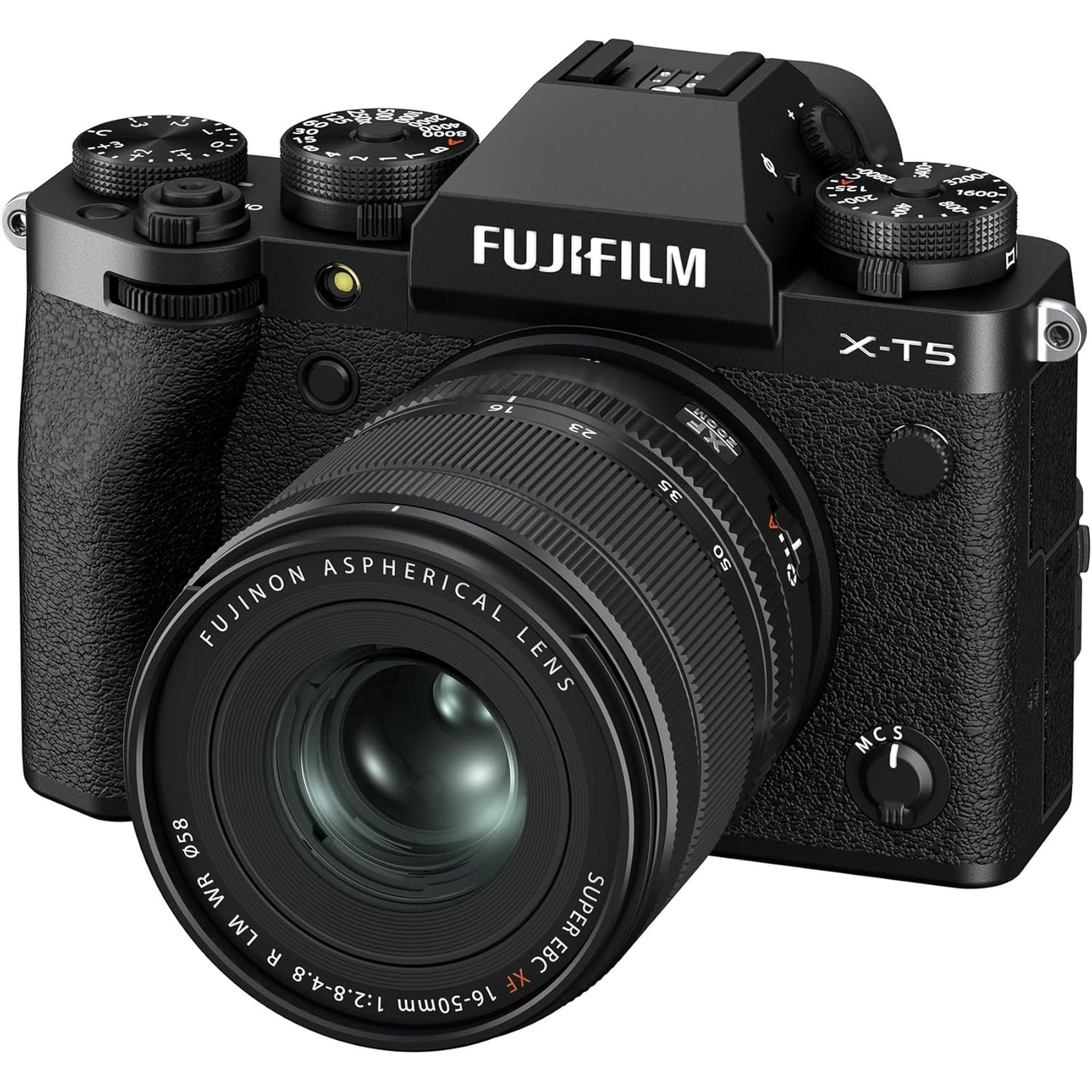 Fujifilm X-T5 Mirrorless Digital Camera XF16-50mmF2.8-4.8 R LM WR Lens Kit - Black Fujifilm