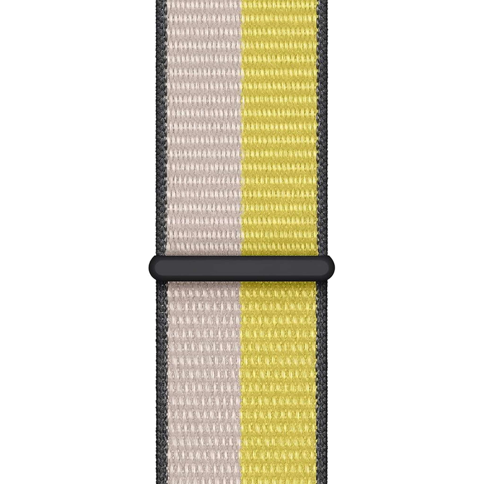 Apple Watch Band - Sport Loop 41mm - Oat Milk/Lemon Zest - Regular